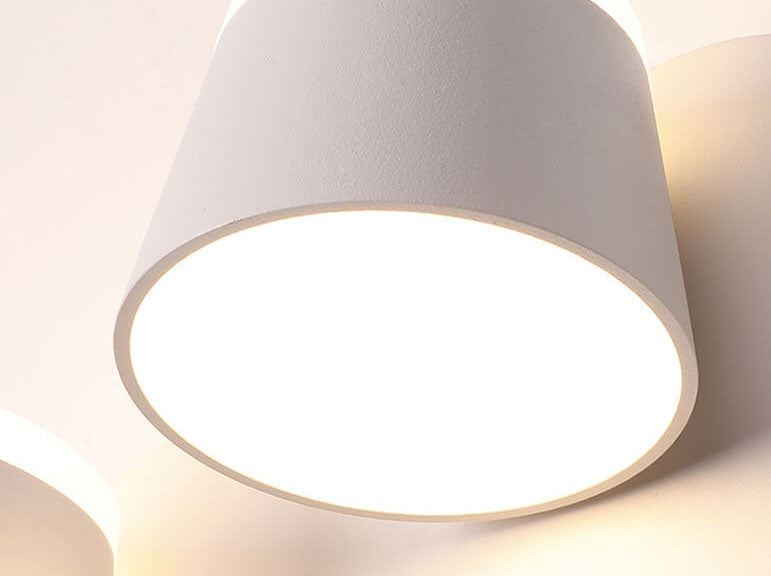 Rotatable Cylinder 1/2/3 2-Light Wall Lamp
