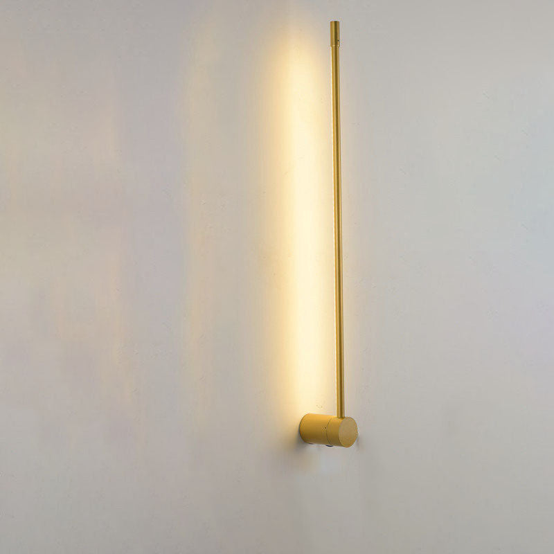 Aluminum Straigh Line Living Wall Lamp