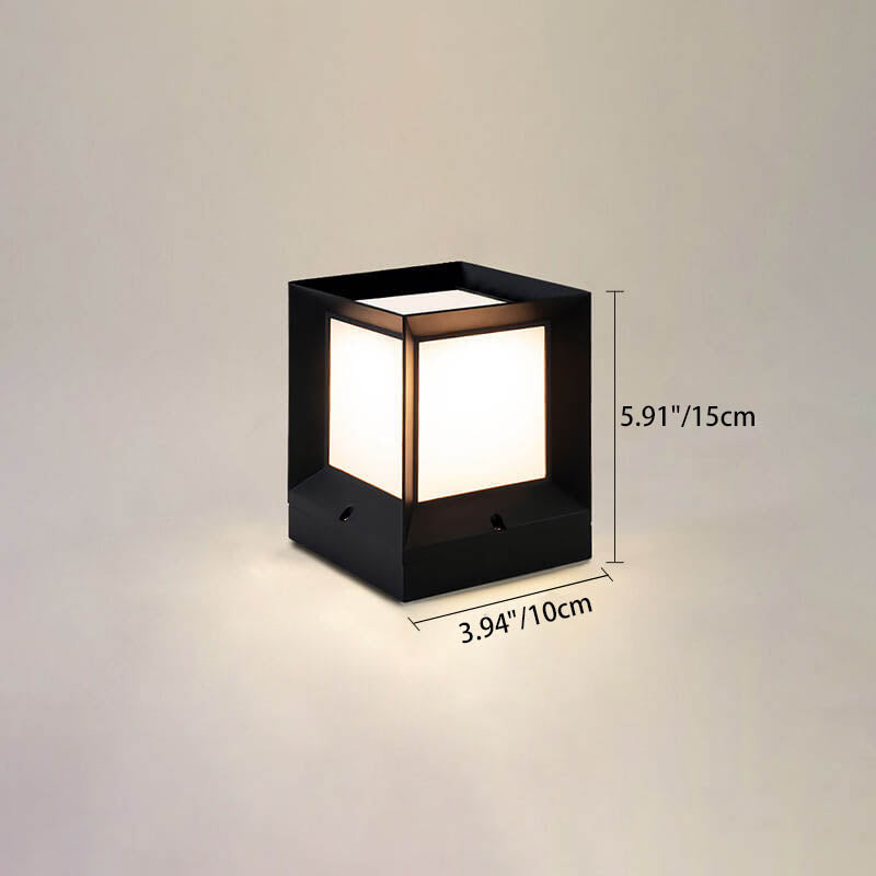 Simple Square Solar Waterproof Outdoor Light