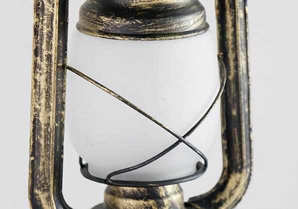 Kerosene Iron Bronze Table Lamp