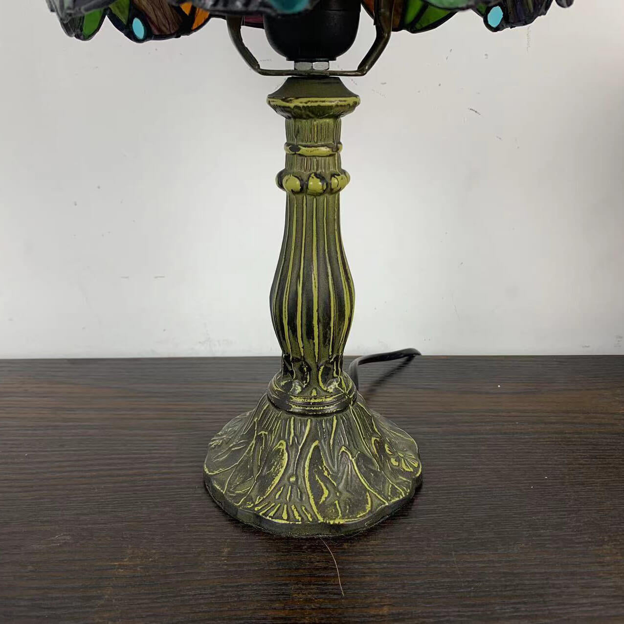 Stained Glass Fruit Dome Table Lamp