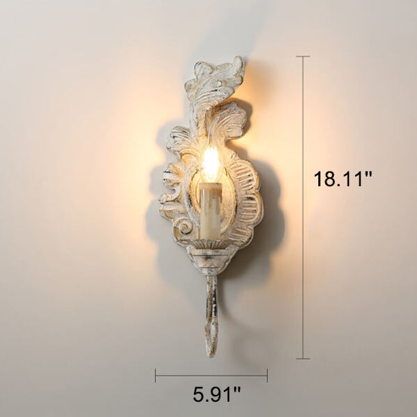 Resin Candelabra Wall Lamp