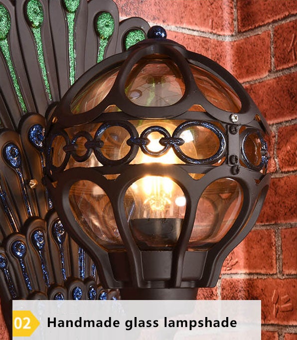 Peacock Outdoor Light