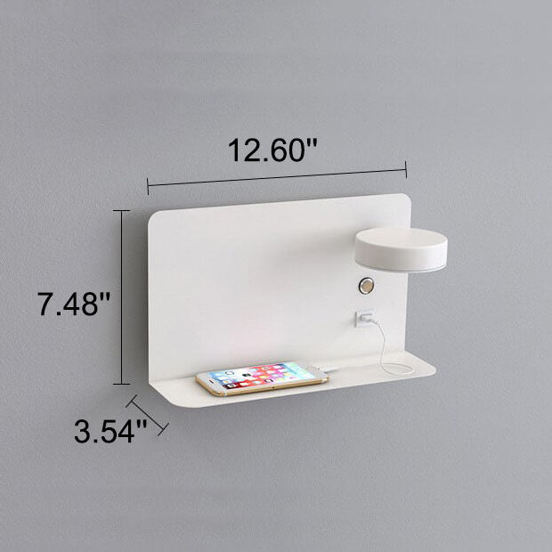 Iron Square Rechargeable Wall Lamp