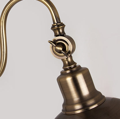 Gold Iron Long Arm Table Lamp