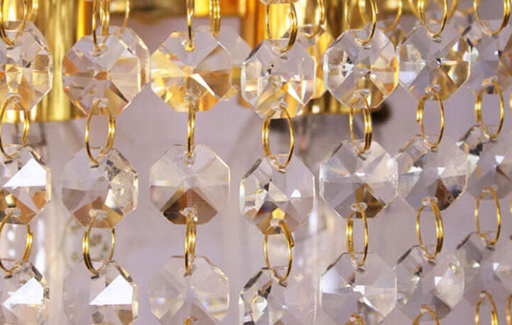 Crystal Tassel 2-Light Wall Lamp