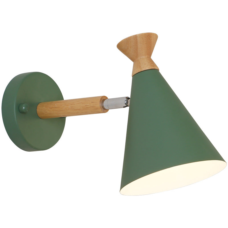 Bell Wood Wall Lamp