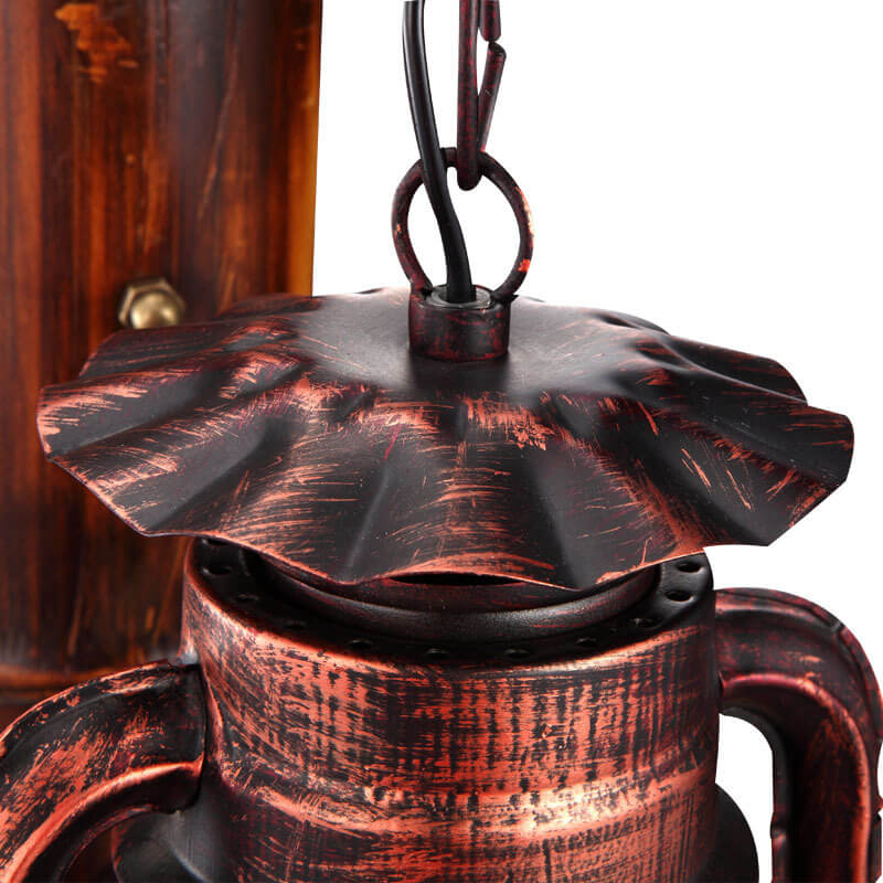 Horse Lantern Iron Outdoor Light