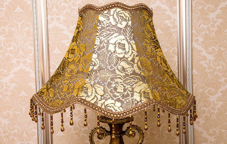 Fabric Antique Table Lamp