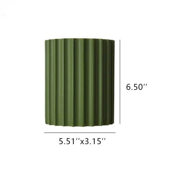 Macaron Resin Striped Half Wall Lamp
