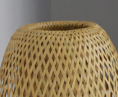 Bamboo Weaving Round Decorative Table Lamp
