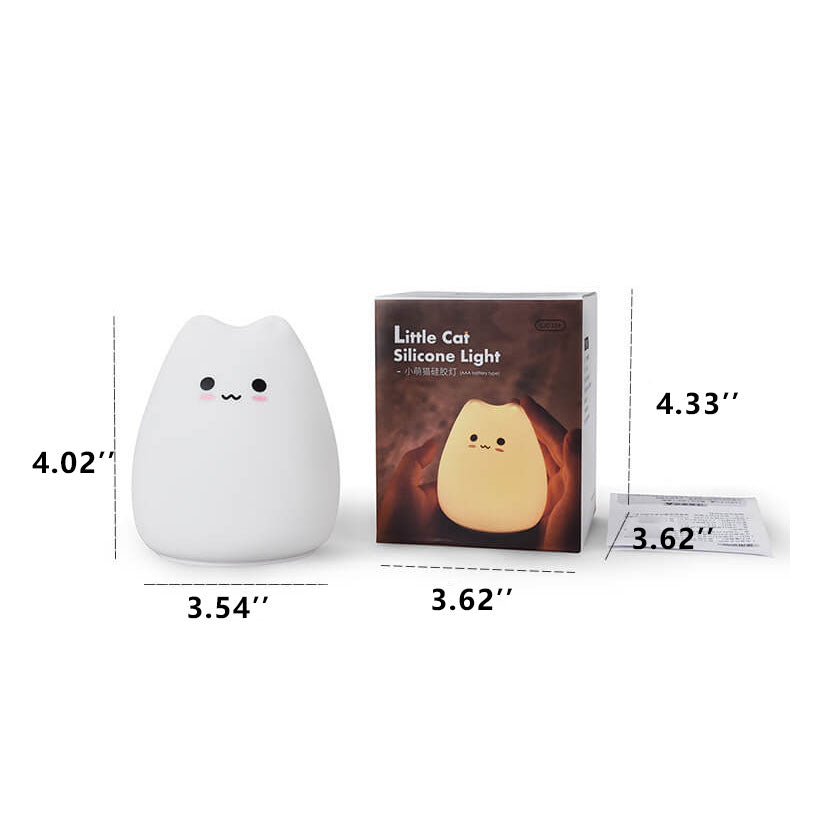 Cat Night Silicone Cat Table Lamp