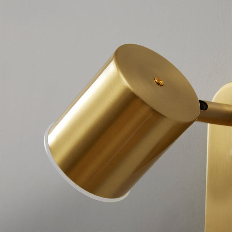 Copper Cylinder Wall Lamp