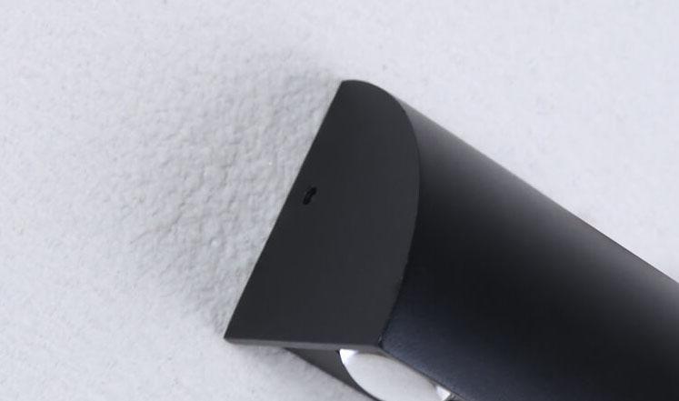 Cylindrical Aluminum 3-Light Outdoor Light
