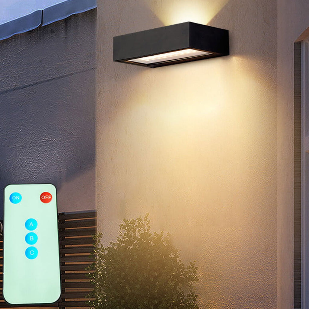Aluminum Alloy Glass Remote Outdoor Light