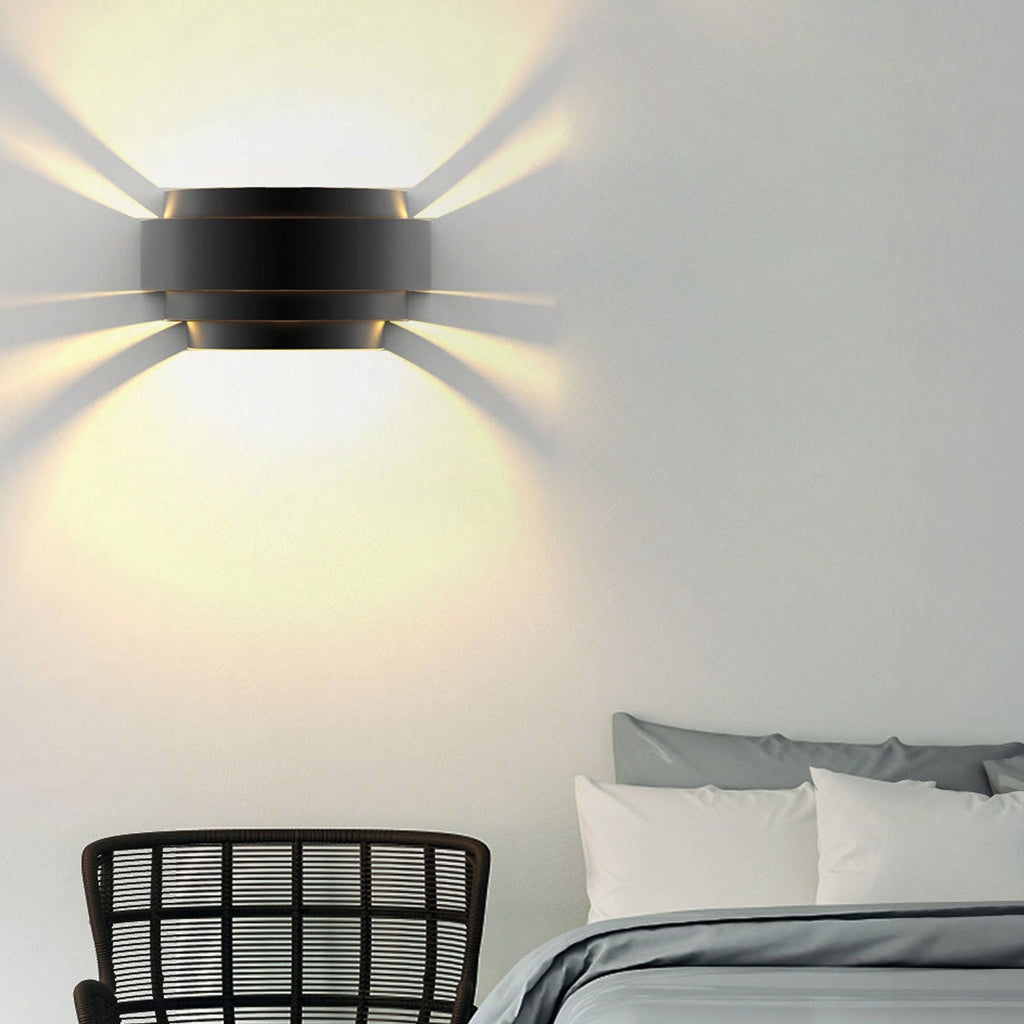 Solid Color Half-circle Iron Wall Lamp