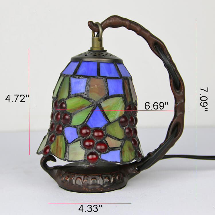 Glass Grape Shape Eye Table Lamp