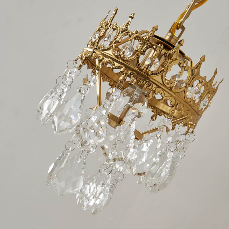 Crystal Crown Wall Lamp