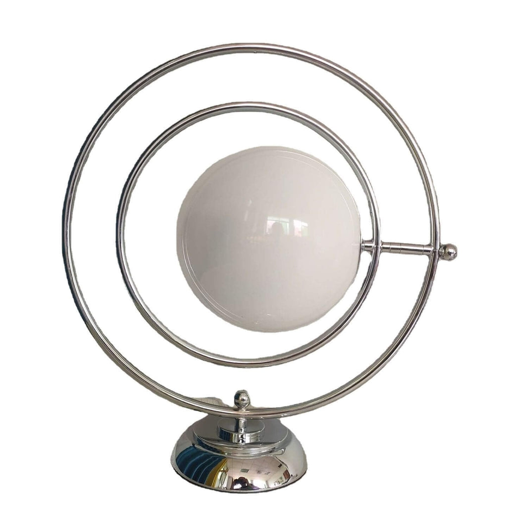 Glass Rotating Moon Table Lamp