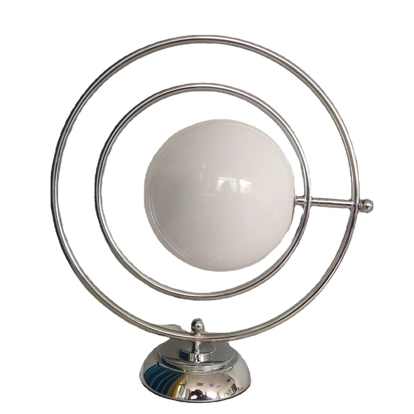 Glass Rotating Moon Table Lamp