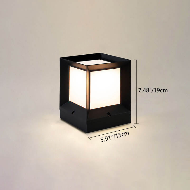 Simple Square Solar Waterproof Outdoor Light