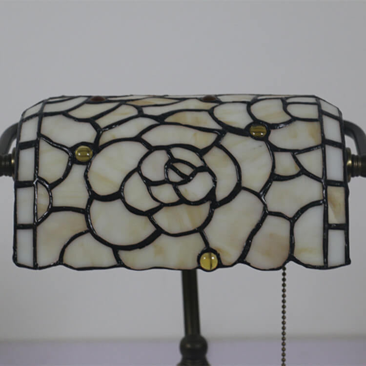 Baroque Stained Glass Zipper Table Lamp