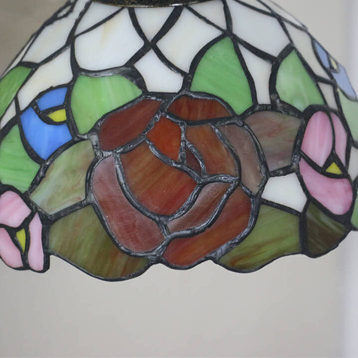 Flower Stained Glass Wall Lamp