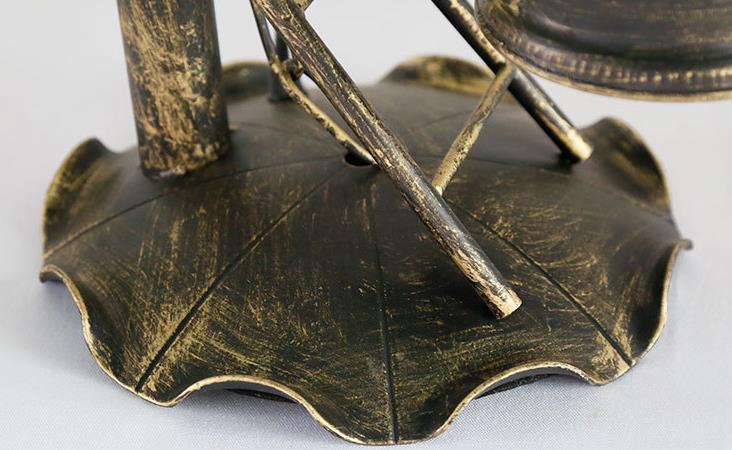 Kerosene Iron Bronze Table Lamp