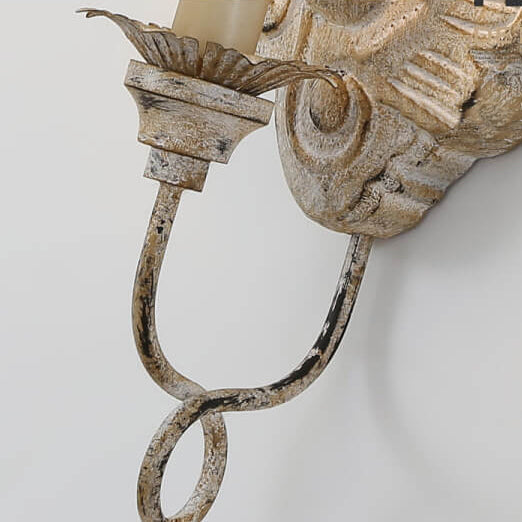 Resin Candelabra Wall Lamp