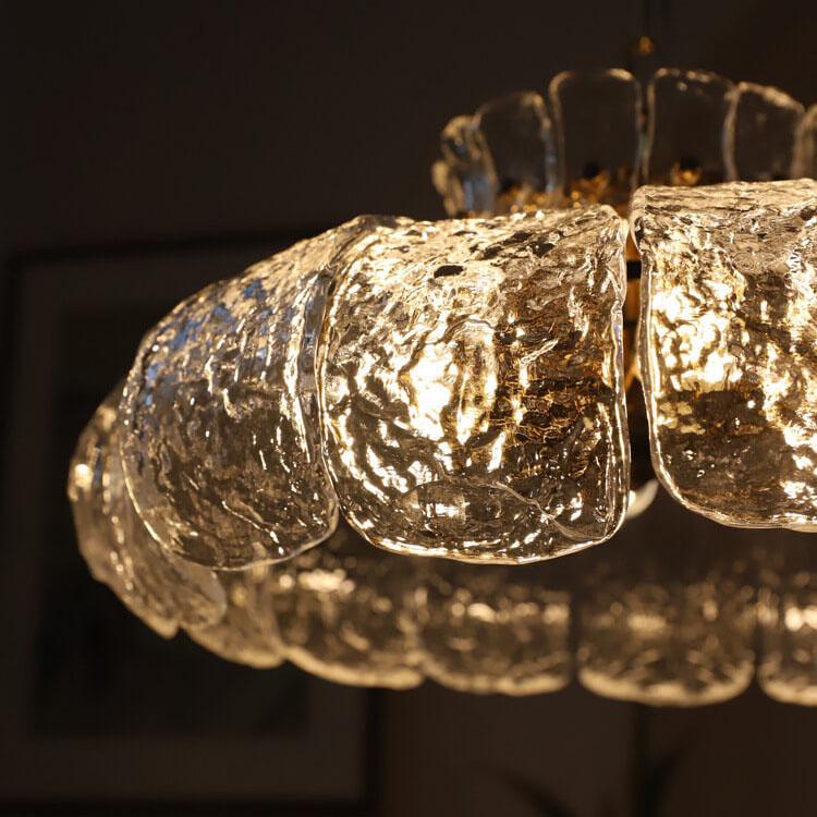 Ice Melting Glass Pear 4-Light Floor Lamp
