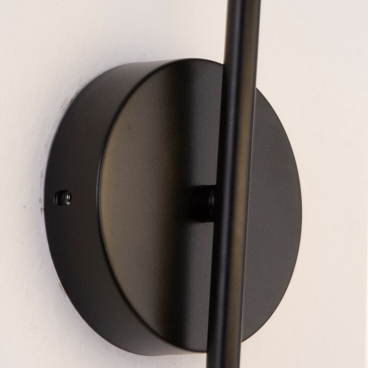 Glass Cylindrical Bending Arm Wall Lamp