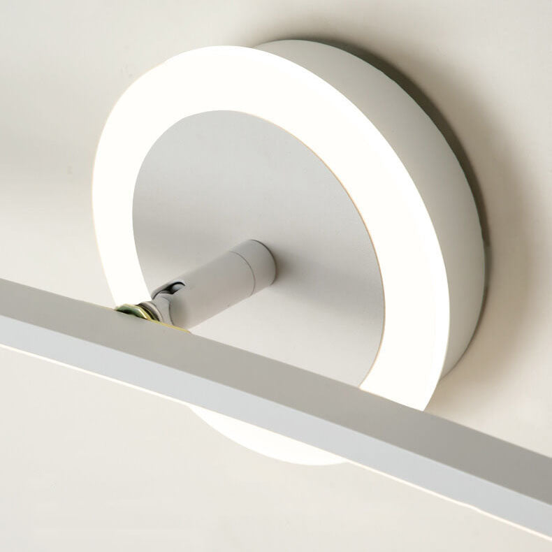 Curved Line Mirror Front Wall Lamp