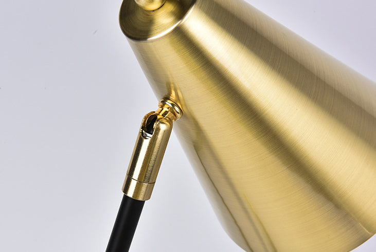 Iron Bell Triangle Table Lamp