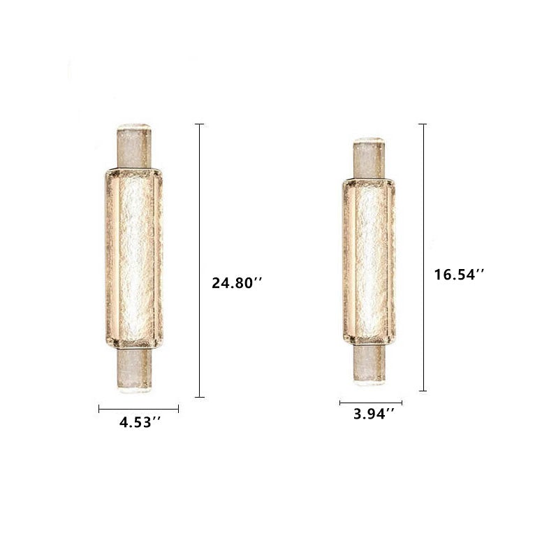 Bubble Glass Cylindrical Wall Lamp
