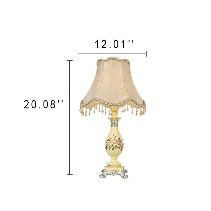 Style Court Fabric Dome Table Lamp