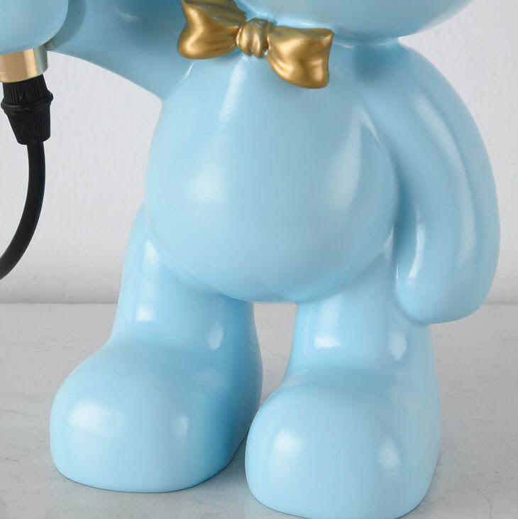 Cartoon Bear Resin Night Table Lamp
