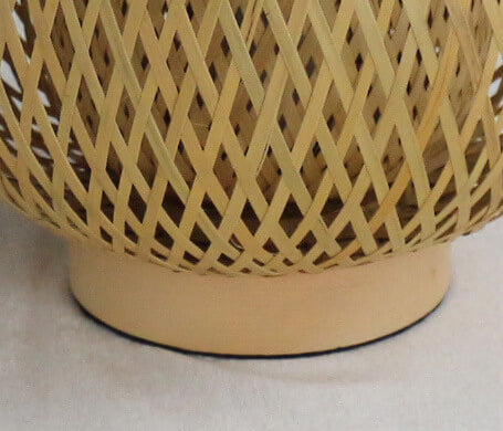 Bamboo Weaving Round Decorative Table Lamp