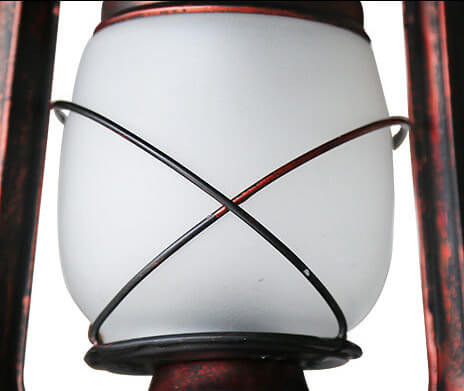 Horse Lantern Iron Outdoor Light