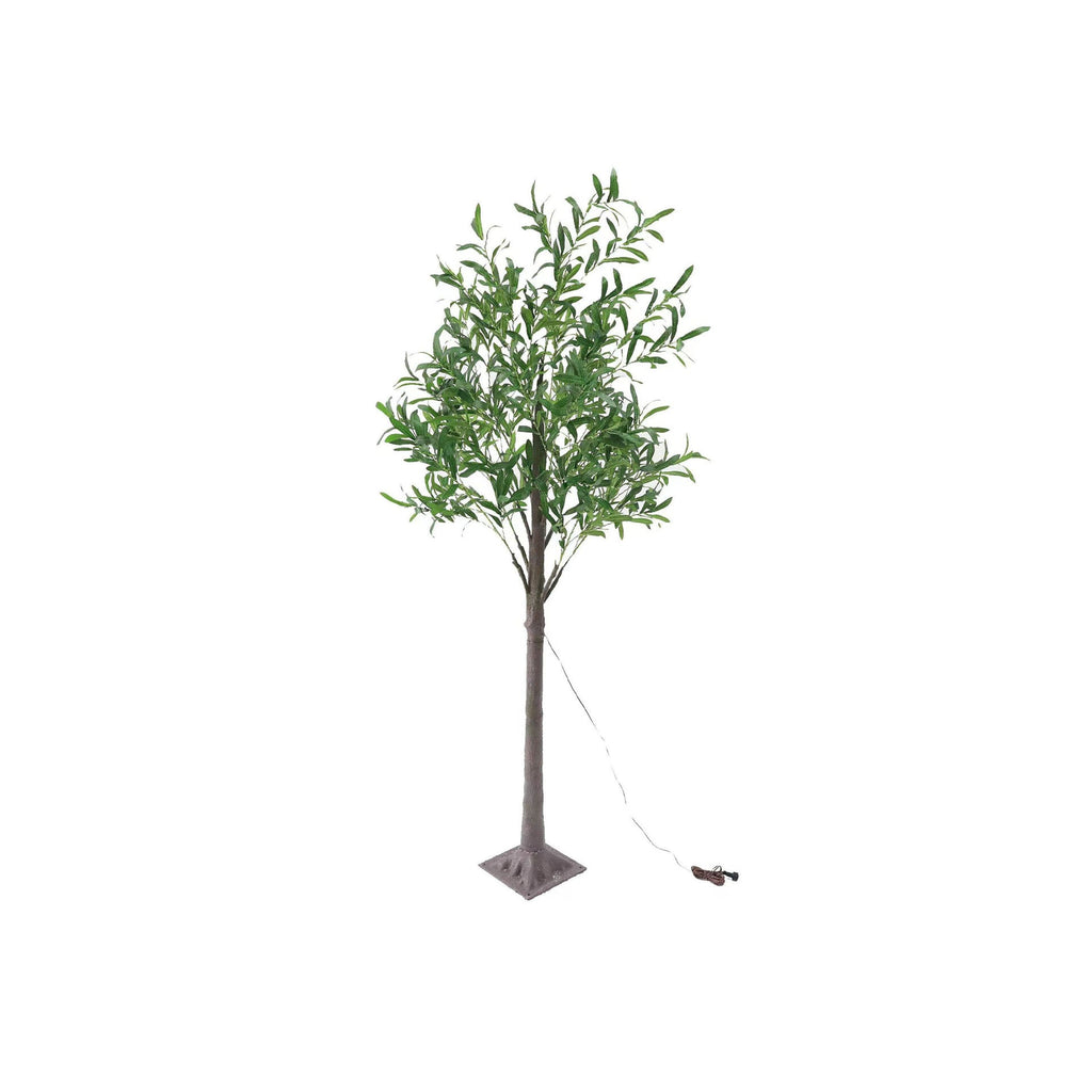 Olive Leaf Simulation Plants Floor Lamp