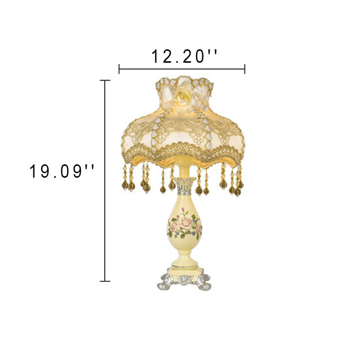Style Court Fabric Dome Table Lamp