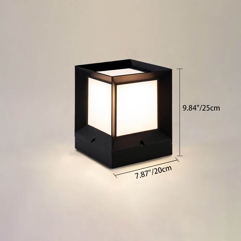 Simple Square Solar Waterproof Outdoor Light