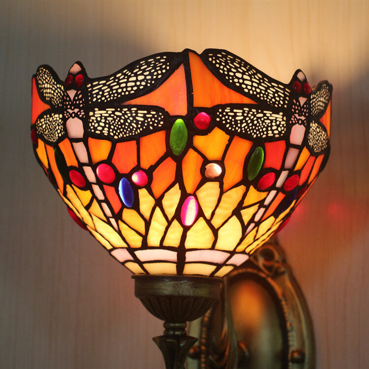 Dragonfly Glass Wall Lamp