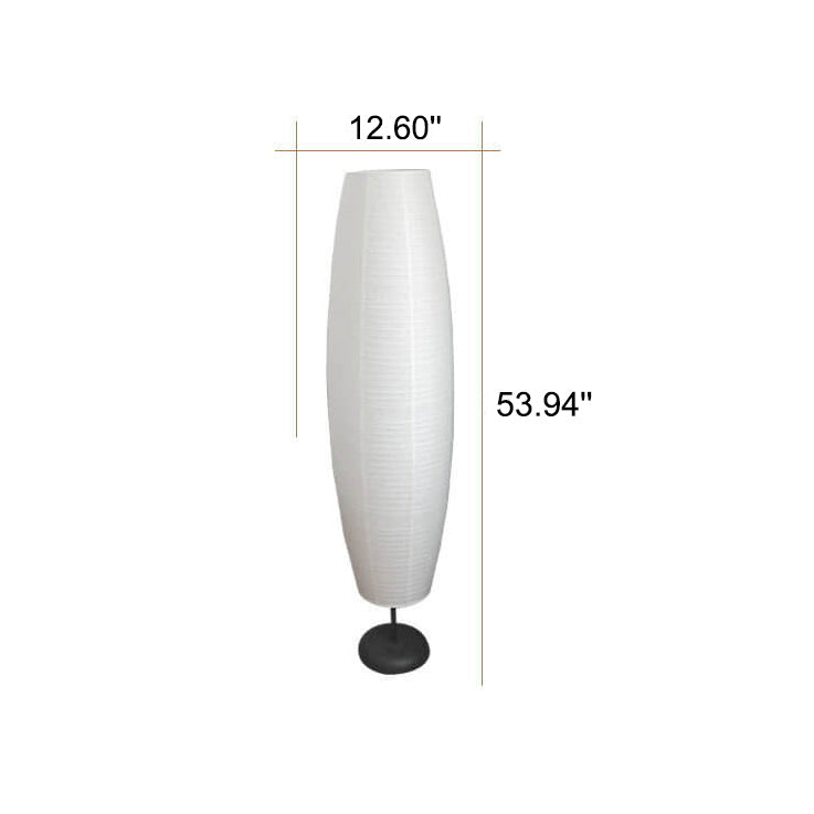 Nordic Minimalist Rice Paper 2-Light Floor Lamp