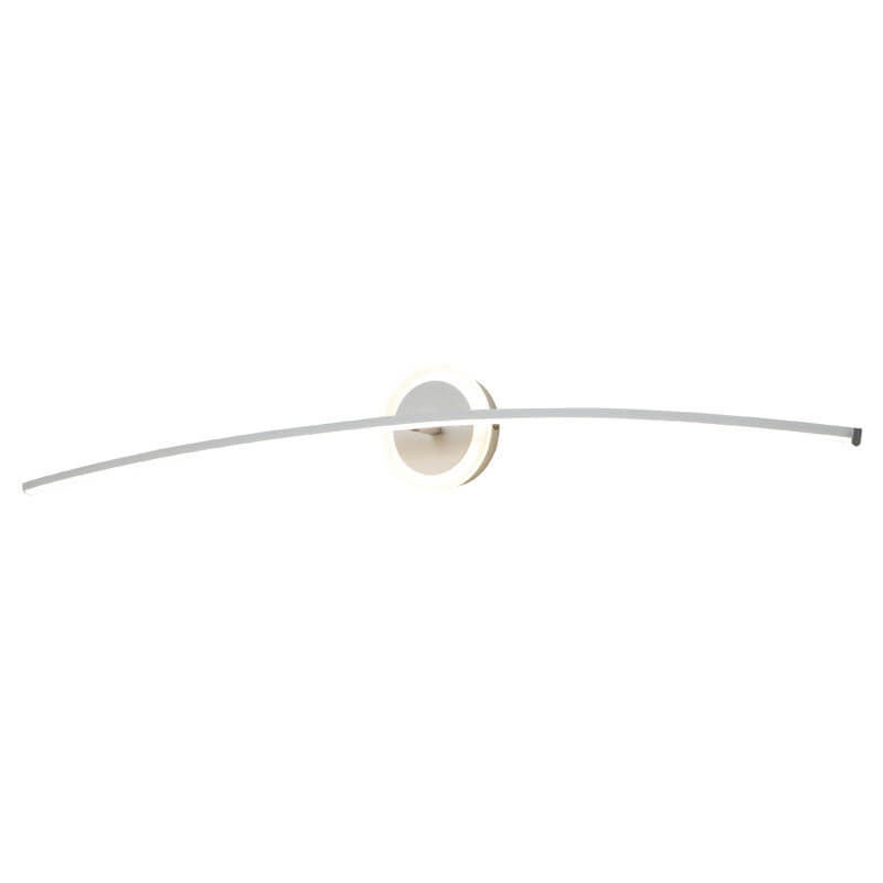 Curved Line Mirror Front Wall Lamp