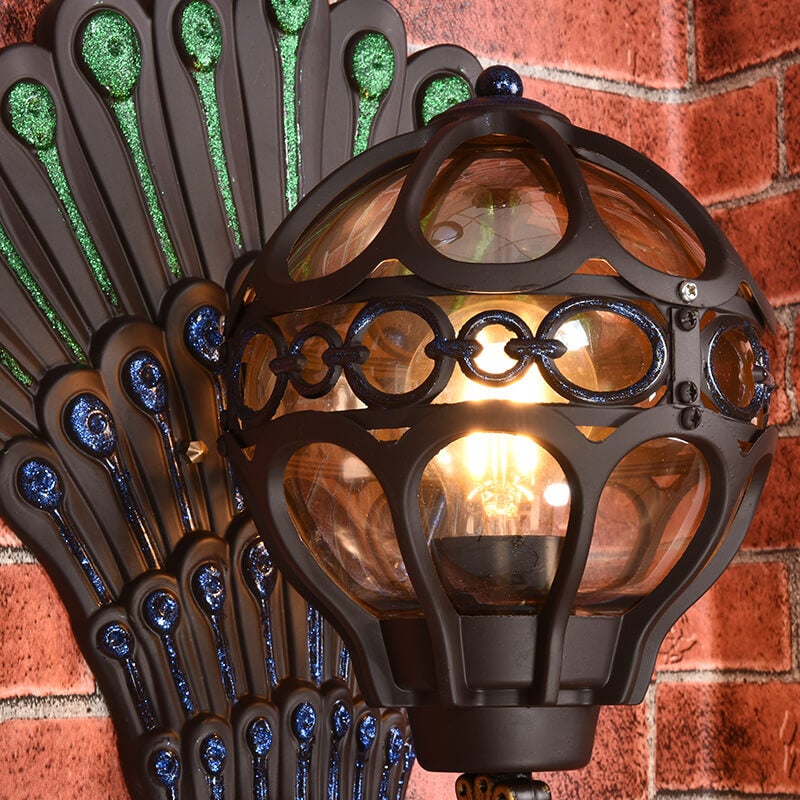 Peacock Outdoor Light