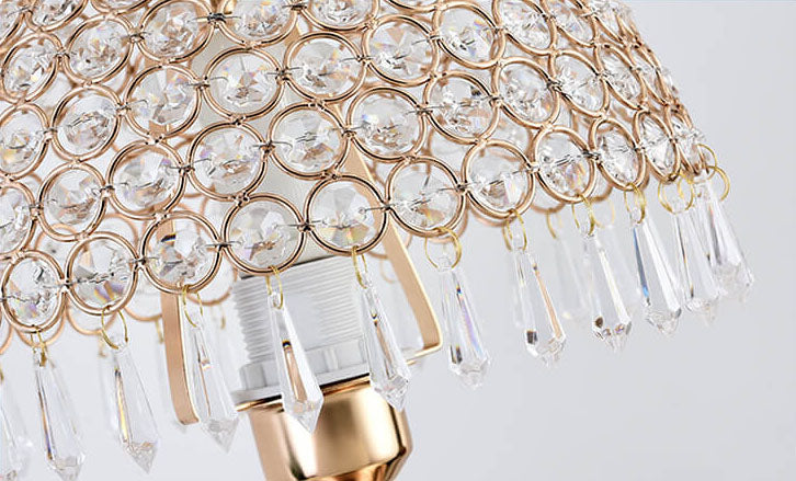 Crystal Dome Table Lamp