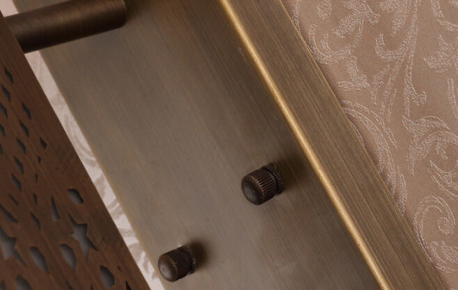 Hollowed Column Copper Moroccan Wall Lamp