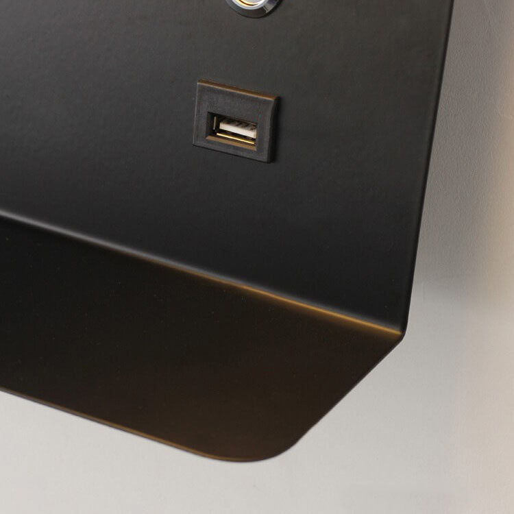 Iron Square Rechargeable Wall Lamp