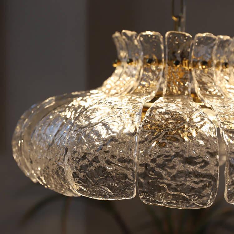 Ice Melting Glass Pear 4-Light Floor Lamp