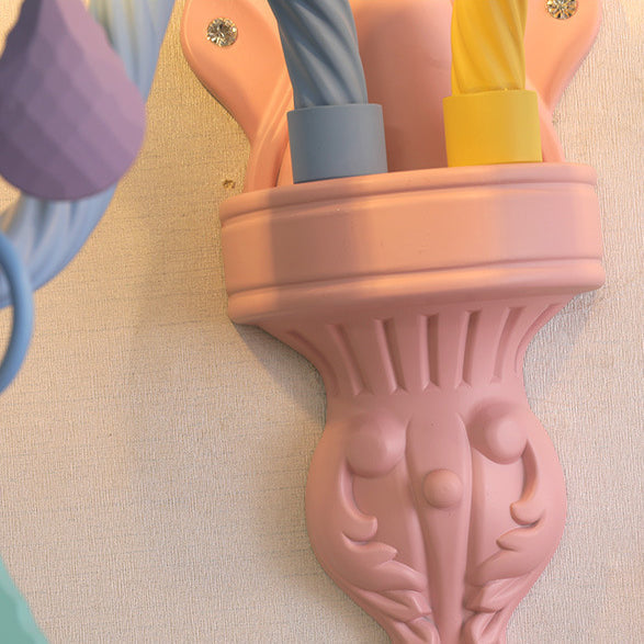 Macaron Candelabra 2-Light Wall Lamp